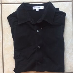 Calvin Klein Short Sleeve Button Down